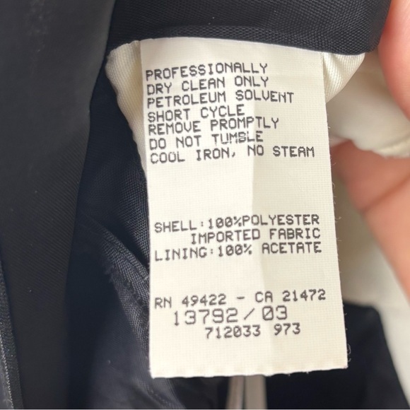 Scott McClintock High Neck Floral Lace Dress In Black & White Women’s Sz 10 VTG - Picture 3 of 7